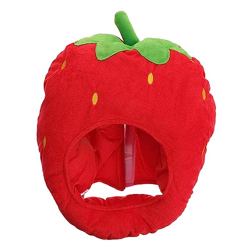 IMIKEYA Kopfbedeckung caps diehüte hats cap lustig partyhütchen Strohsonnenhut Männer Erdbeerhaube Erdbeerkleid Partyhut Kappe Cartoon-Hut-Requisite dekorativer Erdbeerhut PP Baumwolle rot IMIKEYA Kopfbedeckung caps diehüte hats cap lustig partyhütchen Strohsonnenhut Männer Erdbeerhaube Erdbeerkleid Partyhut Kappe Cartoon-Hut-Requisite dekorativer Erdbeerhut PP Baumwolle rot von IMIKEYA