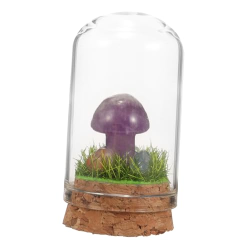 IMIKEYA Kristallpilz Deko Figurine Kompakte Mikro Landschaft Natürlicher Amethyst Kristall Multifunktional als Desktop und Wohnraumdekoration für Sammler und Geschenkideen IMIKEYA Kristallpilz Deko Figurine Kompakte Mikro Landschaft Natürlicher Amethyst Kristall Multifunktional als Desktop und Wohnraumdekoration für Sammler und Geschenkideen von IMIKEYA