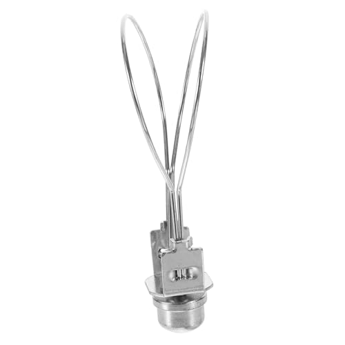 IMIKEYA Lampenfassung Clip für Lampenschirme Stabiler Lampenschirm Halter DIY Lichtzubehör für Tischlampen Stehlampen und Hängelampen Einfache Montage Silberfarben von IMIKEYA