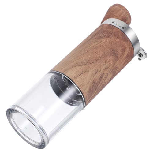 IMIKEYA Manuelle Kaffeemühle Handkaffeemühle mit Kegelmahlwerk Edelstahl Kleine Handmühle für Präzises Mahlen von Kaffeebohnen und Gewürzen für Handgemachten Kaffee und Gewürzliebhaber von IMIKEYA