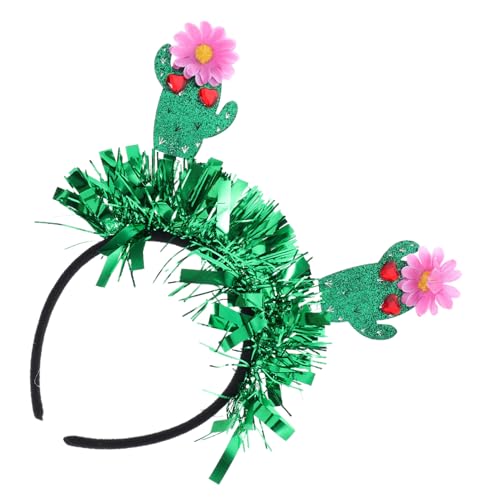 IMIKEYA Mexikanisches Kaktus Kopfschmuck für Frauen Süßes Stirnband für Hawaiianische Partys Elastisches und Bequemes Haaraccessoire für Hochzeiten und Feiern von IMIKEYA