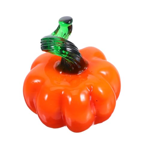 IMIKEYA Mini Kürbis Figurine Handgefertigt Orange Kristall Herbst Deko Für Zuhause Küche Auto Tisch Kleine Glasfrüchte IMIKEYA Mini Kürbis Figurine Handgefertigt Orange Kristall Herbst Deko Für Zuhause Küche Auto Tisch Kleine Glasfrüchte von IMIKEYA