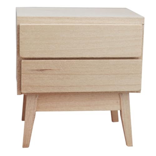 IMIKEYA Mini Möbel Modellschrank Dekorativer Pretend Style Puppenzimmer Wohnminiaturen Requisite Kleinkinder Spielaccessoire Unbehandeltes Holz Nachttisch Mini Nachttisch IMIKEYA Mini Möbel Modellschrank Dekorativer Pretend Style Puppenzimmer Wohnminiaturen Requisite Kleinkinder Spielaccessoire Unbehandeltes Holz Nachttisch Mini Nachttisch von IMIKEYA