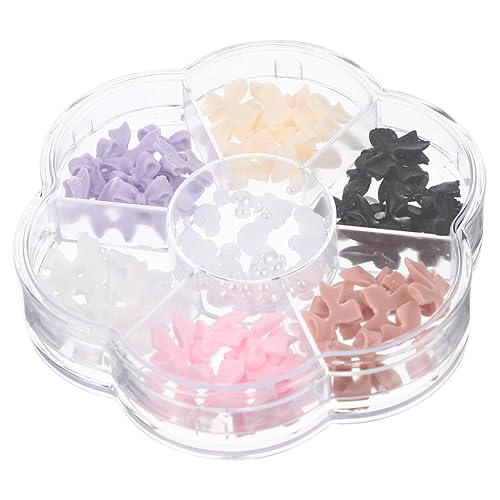 IMIKEYA Nagelkunst Perlen Dekoration mit Schleifen und Bunten Perlen für Nailart Designs DIY Nagelkunst Zubehör für Maniküre und Nailart IMIKEYA Nagelkunst Perlen Dekoration mit Schleifen und Bunten Perlen für Nailart Designs DIY Nagelkunst Zubehör für Maniküre und Nailart von IMIKEYA