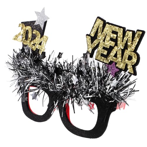 IMIKEYA Neue Jahr Partybrillen Glitzernde Fotorequisiten für Silvesterfeiern Stilvolle und Robuste Kunststoffbrille für Festliche Anlässe Kreative Accessoires für Unvergessliche IMIKEYA Neue Jahr Partybrillen Glitzernde Fotorequisiten für Silvesterfeiern Stilvolle und Robuste Kunststoffbrille für Festliche Anlässe Kreative Accessoires für Unvergessliche von IMIKEYA