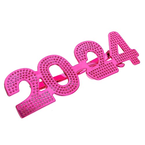 IMIKEYA Neujahrsfeier Brillen Lustige Partybrille mit Foto Requisiten für Festliche Dekorationen Farbenfrohe Sonnenbrille Rosé Leichtes Design für Partys IMIKEYA Neujahrsfeier Brillen Lustige Partybrille mit Foto Requisiten für Festliche Dekorationen Farbenfrohe Sonnenbrille Rosé Leichtes Design für Partys von IMIKEYA