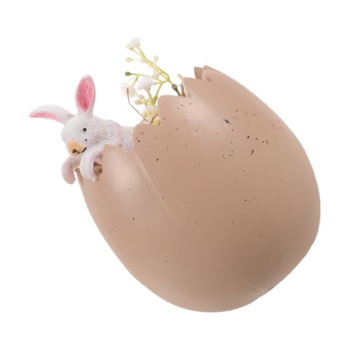 IMIKEYA Niedlicher Hase im Eierschalen Design Frühlingsdekoration für Zuhause für Ostertischdekoration und Party Highlights Hab von IMIKEYA