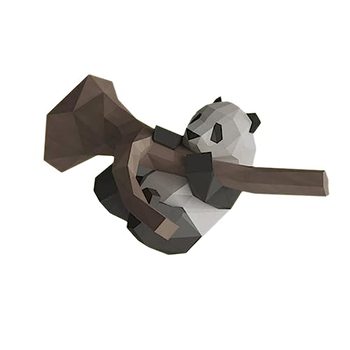 IMIKEYA Papiermodell Panda Im Baum Origami Bastelset Aus Irideszentem Papier Handgefertigte Dekoration Und Spielzeug Für Kreative Anlässe Und von IMIKEYA