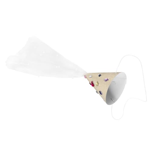 IMIKEYA Prinzessinhut -Netz Partyhüte für Erwachsene Geburtstagsdekorationen Vorabend es ist Geburtstagsfeier Fest süß Mesh-Kegelhut Geburtstagsnetzhut Partyhut-Ornamente Papier Golden IMIKEYA Prinzessinhut -Netz Partyhüte für Erwachsene Geburtstagsdekorationen Vorabend es ist Geburtstagsfeier Fest süß Mesh-Kegelhut Geburtstagsnetzhut Partyhut-Ornamente Papier Golden von IMIKEYA