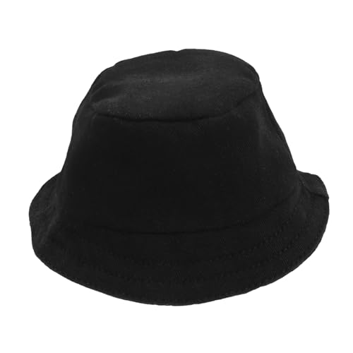 IMIKEYA Puppenkleidungszubehör Mini Kappe Gestrickt Klein Süße Puppenmütze Für Winzig Party Puppenhüte Entzückende Hüte Hutpuppendekore Mall-Hut Black Polyester von IMIKEYA