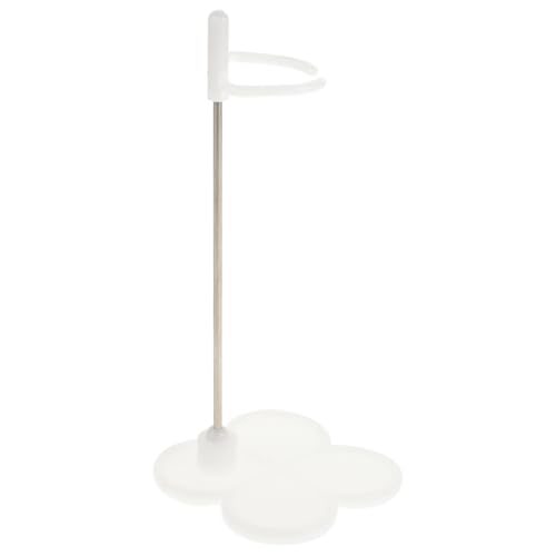IMIKEYA Puppenständer Puppenhalterung Puppendisplay Actionfigurenständer Puppenständer Puppenzubehör Puppenstützhalter Puppenhaltergestell Puppensockel Weißer Kunststoff von IMIKEYA