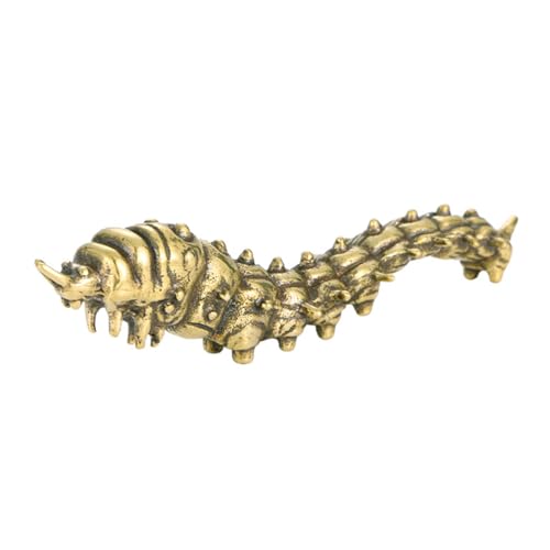 IMIKEYA Messing Figuren klein Raupen dekofiguren Gold Miniatur Messing Raupen Figur Vintage Wohndekoration Schreibtisch Dekoration IMIKEYA Messing Figuren klein Raupen dekofiguren Gold Miniatur Messing Raupen Figur Vintage Wohndekoration Schreibtisch Dekoration von IMIKEYA