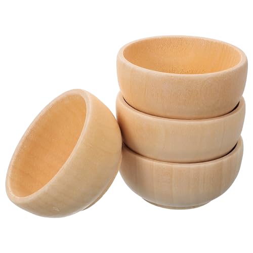 IMIKEYA Rayan-Spielzeug Für Kinder 4 Stück Kleine Holzschalen Zum Basteln Unvollendete -Bastelschalen Große Mini-Holzschalen Pinch-Schalen Für Diy- Kinderspielzeug IMIKEYA Rayan-Spielzeug Für Kinder 4 Stück Kleine Holzschalen Zum Basteln Unvollendete -Bastelschalen Große Mini-Holzschalen Pinch-Schalen Für Diy- Kinderspielzeug von IMIKEYA
