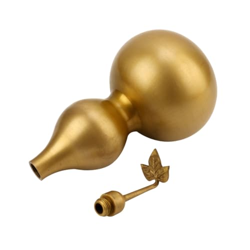 IMIKEYA Reines Kupfer Gourd Dekor Vintage Retro Feng Shui Schreibtisch Dekoration Kreative Home Office Ornament IMIKEYA Reines Kupfer Gourd Dekor Vintage Retro Feng Shui Schreibtisch Dekoration Kreative Home Office Ornament von IMIKEYA