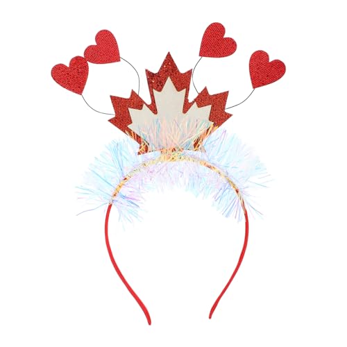 IMIKEYA Rotes Ahornblatt Haarreif mit Herz Design Süßer Party Haarschmuck für Frauen Multifunktionaler Stirnband für Geburtstag Cosplay und Feiertage Attraktives Festival Accessoire IMIKEYA Rotes Ahornblatt Haarreif mit Herz Design Süßer Party Haarschmuck für Frauen Multifunktionaler Stirnband für Geburtstag Cosplay und Feiertage Attraktives Festival Accessoire von IMIKEYA