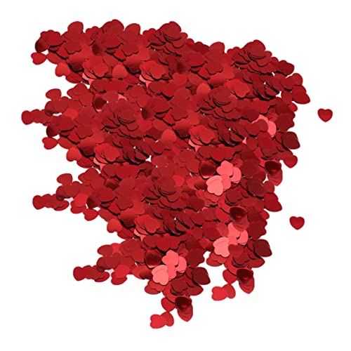 IMIKEYA Rotes Herz Konfetti Für Hochzeitsfeier Dekoration Party Konfetti Pailletten Ornamente Für Hochzeit Karneval Und Weihnachtsfeier IMIKEYA Rotes Herz Konfetti Für Hochzeitsfeier Dekoration Party Konfetti Pailletten Ornamente Für Hochzeit Karneval Und Weihnachtsfeier von IMIKEYA