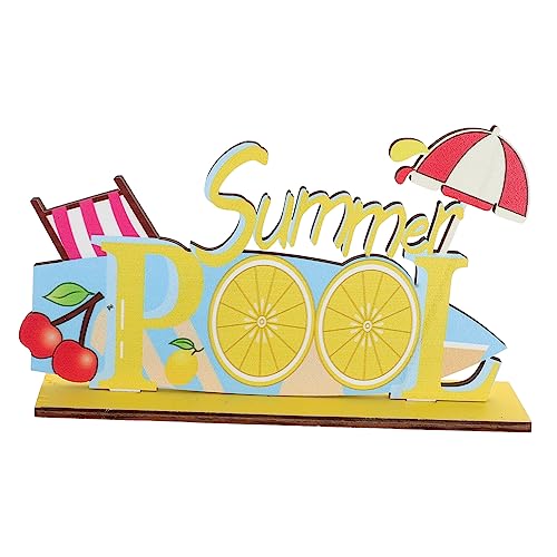 IMIKEYA Sommer-Alphabet-Ornament Partydekorationen Ornamente Tiki-Party-Dekorationen einzigartig Luau Party Dekoration Leichtgewichtige Dekoration Holzhandwerk Sommerfestverzierung Yellow IMIKEYA Sommer-Alphabet-Ornament Partydekorationen Ornamente Tiki-Party-Dekorationen einzigartig Luau Party Dekoration Leichtgewichtige Dekoration Holzhandwerk Sommerfestverzierung Yellow von IMIKEYA