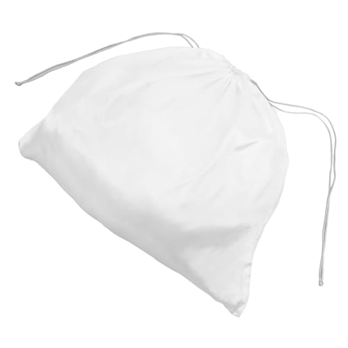 IMIKEYA Staubbeutel Satinbeutel Extra Große Tasche Mit Kordelzug Kleiner Rucksack Mit Kordelzug Schuhtaschen Für Die Reise Aufbewahrung Für Geldbörsen Und Handtaschen Polyester Weiß von IMIKEYA
