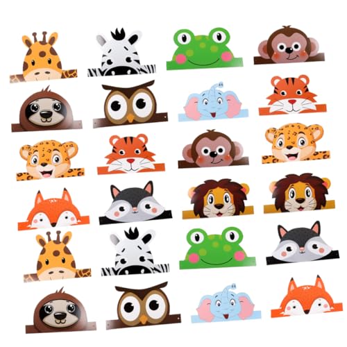 IMIKEYA Stück Tierischer Hut Thema Dschungel-partyhüte Dschungeltierhüte Partyhüte Für Geburtstagskinder Tiere Kinderhut Partyhut Farm Animal Theme Birthday Party Mini Dein Papier IMIKEYA Stück Tierischer Hut Thema Dschungel-partyhüte Dschungeltierhüte Partyhüte Für Geburtstagskinder Tiere Kinderhut Partyhut Farm Animal Theme Birthday Party Mini Dein Papier von IMIKEYA