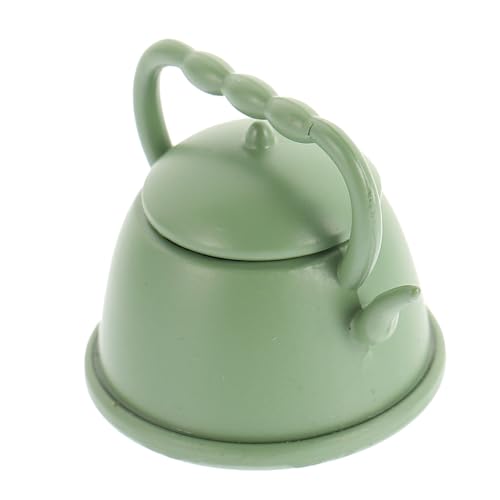 IMIKEYA Teekannen-Ornament aus Metall bürodeko büro Dekoration Tischdekoration tischdeko esstisch Toy Teetasse Wohnkultur Wohnzimmer Desktop- - Mini- aus Metall Green von IMIKEYA