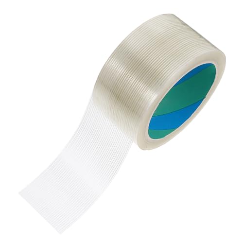 IMIKEYA Transparentes Faserverstärktes Klebeband Verstärktes Verpackungs Montageband mit Hoher Klebkraft für Sicheres Versiegeln Bündeln und Befestigen bei Versand und IMIKEYA Transparentes Faserverstärktes Klebeband Verstärktes Verpackungs Montageband mit Hoher Klebkraft für Sicheres Versiegeln Bündeln und Befestigen bei Versand und von IMIKEYA