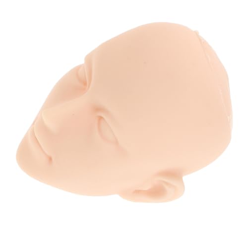 IMIKEYA Übungs-make-up-kopf Für Puppen Austauschbar Zum Neubemalen Schaufensterpuppenkopf Zubehör Für Puppenherstellung Miniatur-puppenkopf Puppenteile von IMIKEYA