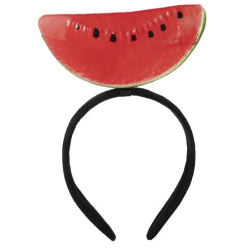 IMIKEYA Wassermelonen Stirnband Haarschmuck Wassermelonen Partyzubehör Kostüm Stirnbänder Obst Haarband Wassermelonen Haar Accessoires Damen Foto Requisiten Für Fotokabine von IMIKEYA