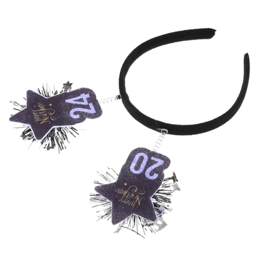 IMIKEYA Year Headdress Stern Stirnband Leichtes Haarschmuck Party Kopfbedeckung Silvester Karneval Cosplay IMIKEYA Year Headdress Stern Stirnband Leichtes Haarschmuck Party Kopfbedeckung Silvester Karneval Cosplay von IMIKEYA
