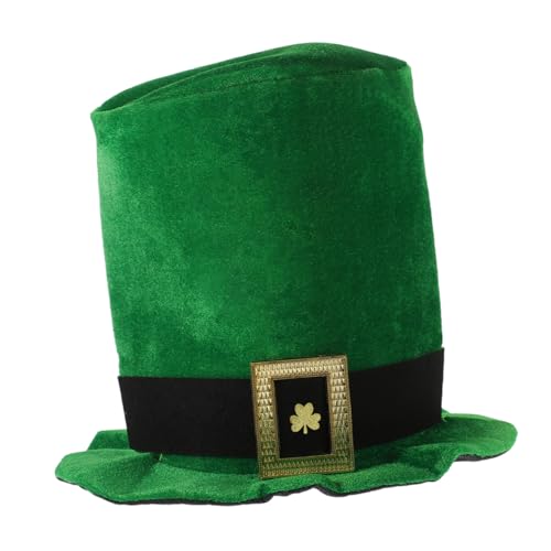 IMIKEYA grüner Hut wiederverwendbare Hüte st patricks day hut Motorhaube für Männer Geschenk irische Mütze st. patrick s day party dekorationen Cosplay Zylinder Irland von IMIKEYA