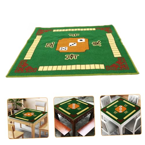 IMIKEYA rutschfeste Mahjong Tischmatte Geräuschreduzierende Spielmatte für Brettspiele Weiches Langlebiges Material Quadratische Tischdecke für Mahjong und Kartenspiele Grün IMIKEYA rutschfeste Mahjong Tischmatte Geräuschreduzierende Spielmatte für Brettspiele Weiches Langlebiges Material Quadratische Tischdecke für Mahjong und Kartenspiele Grün von IMIKEYA