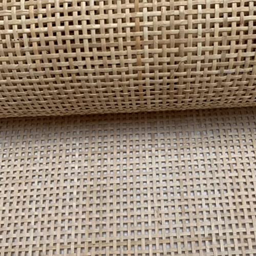 Rattan Geflecht Natürliches Rattan-Gurtband Cane Webbing, Cane Webbing Wabengeflecht Handgemachtes Rattan, Cane Webbing Rattan Roll, 60cm Breite Rattan Gurtband, für DIY-Projekte Möbeldekoration ( Siz von IMLAM