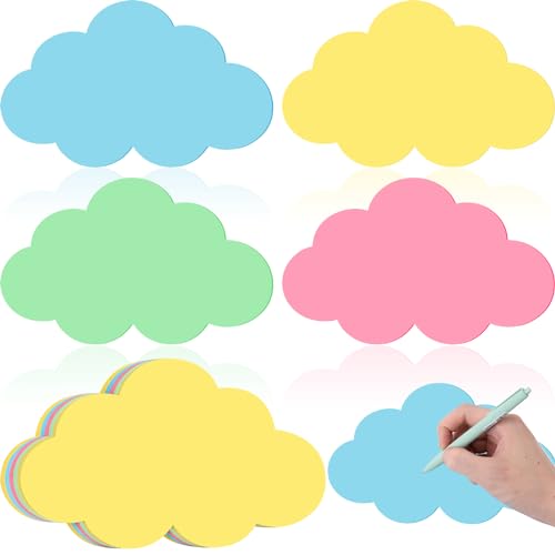 40 Stück Bunt Moderationskarten Wolken 4 Farben Präsentationskarten Rund Metaplankarten Set für Büro Schule Präsentation Vortrag 14x23cm 40 Stück Bunt Moderationskarten Wolken 4 Farben Präsentationskarten Rund Metaplankarten Set für Büro Schule Präsentation Vortrag 14x23cm von IMPPTE