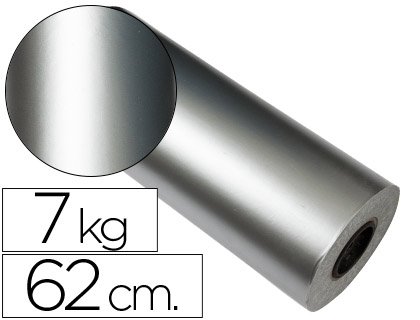 Fantasia Papier Rolle Star 7014 – 62 silber Spule 62 cm 7 kg von IMPRESMA