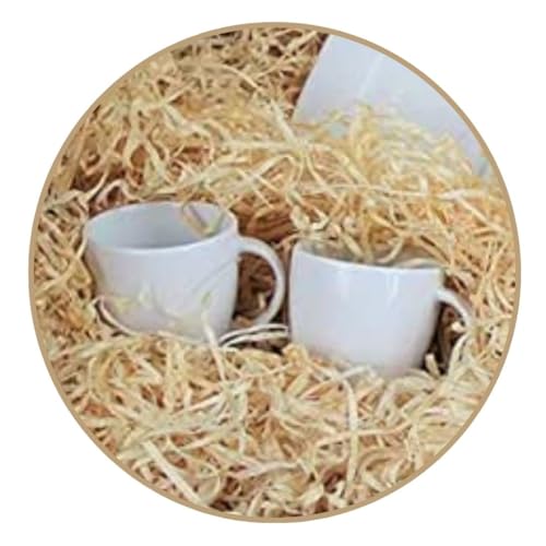Holzwolle Füllmaterial Natur - unbehandelte Fichtenholzwolle - Erdbeerholzwolle-Ideal als Füllmaterial oder zur Dekoration, Geschenk - Ökologische Füllung 1 Kg Holzwolle Füllmaterial Natur - unbehandelte Fichtenholzwolle - Erdbeerholzwolle-Ideal als Füllmaterial oder zur Dekoration, Geschenk - Ökologische Füllung 1 Kg von IMPWOOD