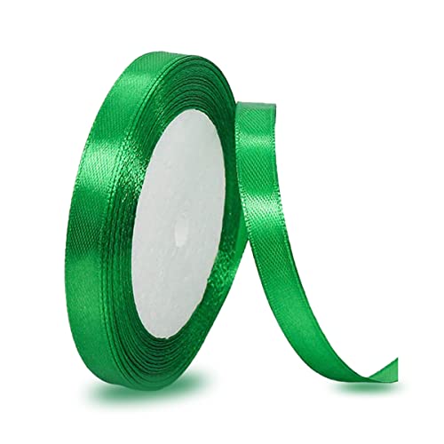 Satinbands Grün 10mm Breit, 23 Meters Geschenkband Schleifenband für Geschenkverpackungen, DIY-Basteleien, Blumensträuße, Nähprojekte, Schleifenherstellung, Geburtstags- und Hochzeitsdekorationen Satinbands Grün 10mm Breit, 23 Meters Geschenkband Schleifenband für Geschenkverpackungen, DIY-Basteleien, Blumensträuße, Nähprojekte, Schleifenherstellung, Geburtstags- und Hochzeitsdekorationen von IMSOLDECOR
