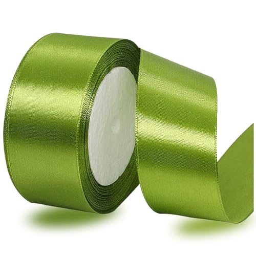 Satinbands Olivgrün 40mm Breit, 23 Meters Geschenkband Schleifenband für Geschenkverpackungen, DIY-Basteleien, Blumensträuße, Nähprojekte, Schleifenherstellung, Geburtstags- und Hochzeitsdekorationen Satinbands Olivgrün 40mm Breit, 23 Meters Geschenkband Schleifenband für Geschenkverpackungen, DIY-Basteleien, Blumensträuße, Nähprojekte, Schleifenherstellung, Geburtstags- und Hochzeitsdekorationen von IMSOLDECOR