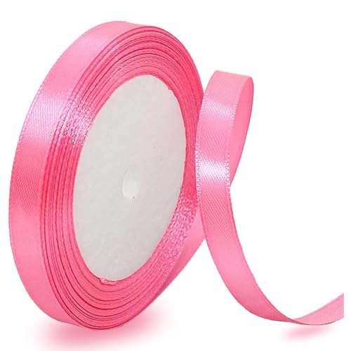 Satinbands Pfirsich Rosa 10mm Breit, 23 Meters Geschenkband für Geschenkverpackungen, DIY-Basteleien, Blumensträuße, Nähprojekte, Schleifenherstellung, Geburtstags- und Hochzeitsdekorationen Satinbands Pfirsich Rosa 10mm Breit, 23 Meters Geschenkband für Geschenkverpackungen, DIY-Basteleien, Blumensträuße, Nähprojekte, Schleifenherstellung, Geburtstags- und Hochzeitsdekorationen von IMSOLDECOR
