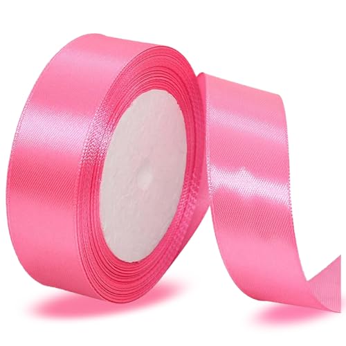 Satinbands Pfirsich Rosa 25mm Breit, 23 Meters Geschenkband für Geschenkverpackungen, DIY-Basteleien, Blumensträuße, Nähprojekte, Schleifenherstellung, Geburtstags- und Hochzeitsdekorationen Satinbands Pfirsich Rosa 25mm Breit, 23 Meters Geschenkband für Geschenkverpackungen, DIY-Basteleien, Blumensträuße, Nähprojekte, Schleifenherstellung, Geburtstags- und Hochzeitsdekorationen von IMSOLDECOR