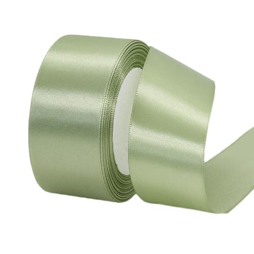 Satinbands Salbei Grün 40mm Breit, 23 Meters Geschenkband für Geschenkverpackungen, DIY-Basteleien, Blumensträuße, Nähprojekte, Schleifenherstellung, Geburtstags- und Hochzeitsdekorationen Satinbands Salbei Grün 40mm Breit, 23 Meters Geschenkband für Geschenkverpackungen, DIY-Basteleien, Blumensträuße, Nähprojekte, Schleifenherstellung, Geburtstags- und Hochzeitsdekorationen von IMSOLDECOR