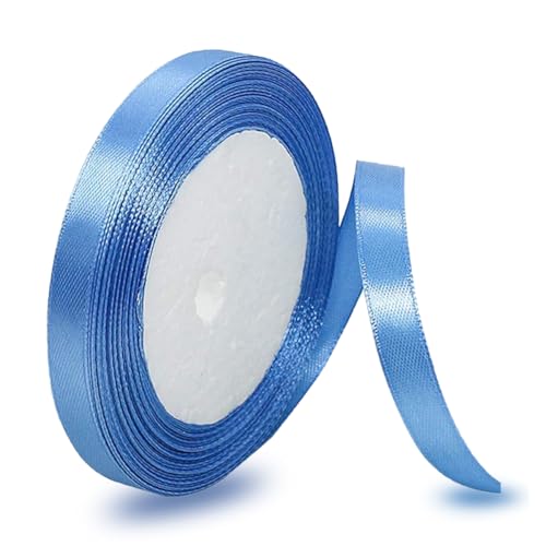 Satinbands See Blau 10mm Breit, 23 Meters Geschenkband für Geschenkverpackungen, DIY-Basteleien, Blumensträuße, Nähprojekte, Schleifenherstellung, Geburtstags- und Hochzeitsdekorationen Satinbands See Blau 10mm Breit, 23 Meters Geschenkband für Geschenkverpackungen, DIY-Basteleien, Blumensträuße, Nähprojekte, Schleifenherstellung, Geburtstags- und Hochzeitsdekorationen von IMSOLDECOR