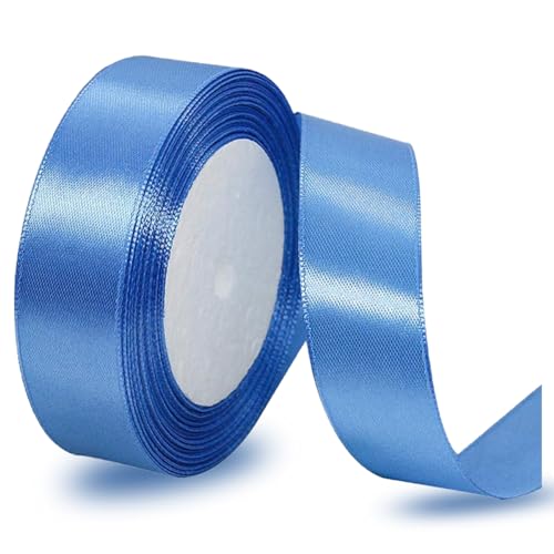 Satinbands See Blau 25mm Breit, 23 Meters Geschenkband für Geschenkverpackungen, DIY-Basteleien, Blumensträuße, Nähprojekte, Schleifenherstellung, Geburtstags- und Hochzeitsdekorationen Satinbands See Blau 25mm Breit, 23 Meters Geschenkband für Geschenkverpackungen, DIY-Basteleien, Blumensträuße, Nähprojekte, Schleifenherstellung, Geburtstags- und Hochzeitsdekorationen von IMSOLDECOR