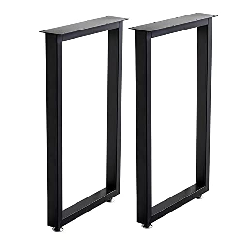 IMYOGI Exquisite Tischbeine aus industriellem Stahl, robuste Ersatzbeine aus Metall für Couchtisch, Esstisch und Schreibtisch, Moderne Möbelbeine, 70/100 cm hoch, Schwarz von IMYOGI