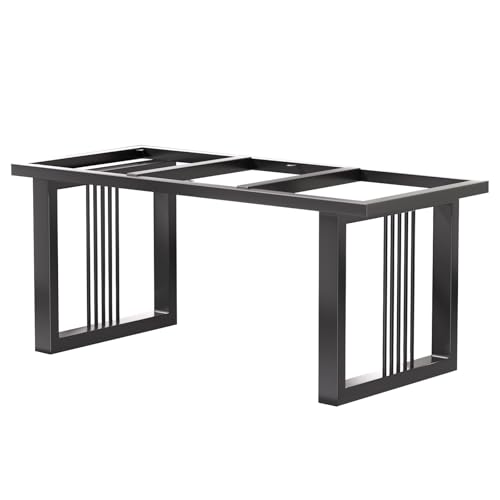 IMYOGI Exquisites modernes Möbelbein-Set, Industrie-Stil, DIY-Esstischbeine, Starke tragende Eisenbankbeine für Tisch und Stühle, Schwarz, 160 x 70 cm IMYOGI Exquisites modernes Möbelbein-Set, Industrie-Stil, DIY-Esstischbeine, Starke tragende Eisenbankbeine für Tisch und Stühle, Schwarz, 160 x 70 cm von IMYOGI