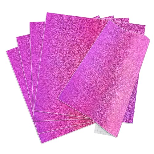 IModeur 5 Blatt Vinylfolie Plotter Schimmern Lila - Plotterfolie selbstklebend Vinyl, Glitzer Plotterfolie Vinyl für Cricut, Silhouette Cameo, die meisten Schneidemaschine IModeur 5 Blatt Vinylfolie Plotter Schimmern Lila - Plotterfolie selbstklebend Vinyl, Glitzer Plotterfolie Vinyl für Cricut, Silhouette Cameo, die meisten Schneidemaschine von IModeur