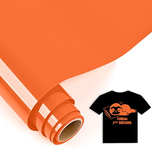 IModeur 5 Ft Plotterfolie Textil Orange – 30,5 x 152,5 cm Flexfolie Plotter Textil Orange für Cricut Maker, Silhouette Cameo, Textilfolie Plotter Orange für Kleidung, Mützen, Hosen, andere Stoffe IModeur 5 Ft Plotterfolie Textil Orange – 30,5 x 152,5 cm Flexfolie Plotter Textil Orange für Cricut Maker, Silhouette Cameo, Textilfolie Plotter Orange für Kleidung, Mützen, Hosen, andere Stoffe von IModeur