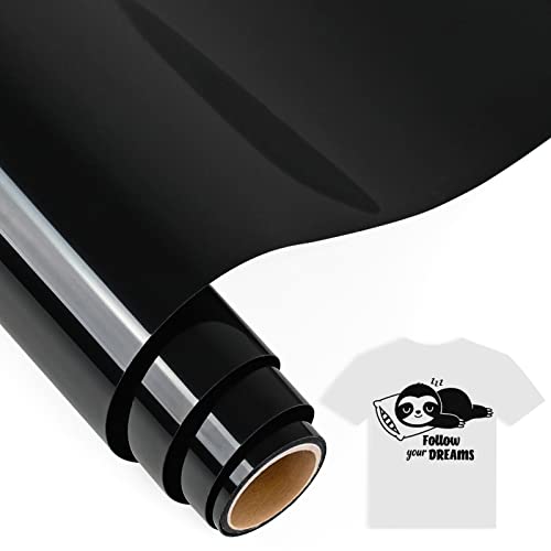 IModeur 5 Ft Plotterfolie Textil Schwarz – 30,5 x 152,5 cm Flexfolie Plotter Textil Schwarz für Cricut Maker, Silhouette Cameo, Textilfolie Plotter Schwarz für Kleidung, Mützen, Hosen, andere Stoffe IModeur 5 Ft Plotterfolie Textil Schwarz – 30,5 x 152,5 cm Flexfolie Plotter Textil Schwarz für Cricut Maker, Silhouette Cameo, Textilfolie Plotter Schwarz für Kleidung, Mützen, Hosen, andere Stoffe von IModeur