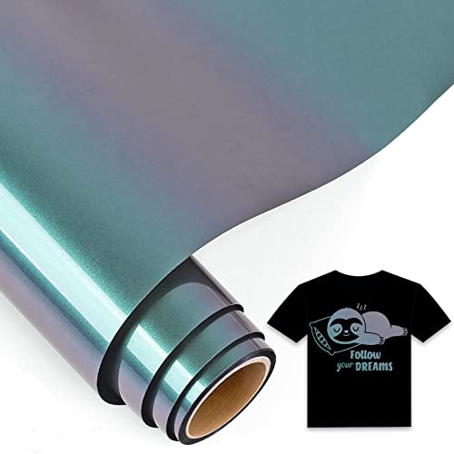 IModeur 5Ft Chamäleon Plotterfolie Textil Bronze nach Violett - 30,5 x 152,5 cm Flexfolie Plotter Textil für Cricut Maker, Silhouette, Textilfolie Plotter für Kleidung, Mützen, Hosen, andere Stoffe IModeur 5Ft Chamäleon Plotterfolie Textil Bronze nach Violett - 30,5 x 152,5 cm Flexfolie Plotter Textil für Cricut Maker, Silhouette, Textilfolie Plotter für Kleidung, Mützen, Hosen, andere Stoffe von IModeur