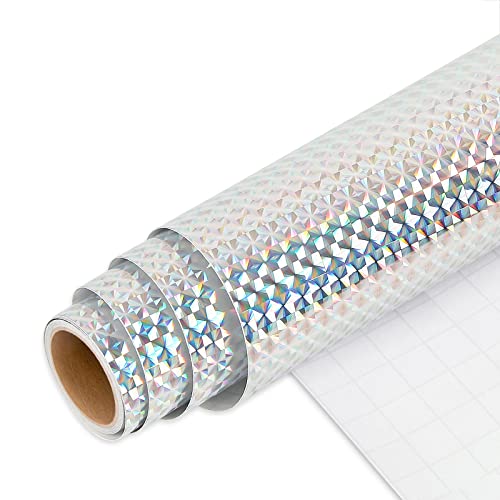 IModeur Diamant Silber Vinylfolie Plotter, 30,5 x 152,5 cm Plotterfolie Vinyl Silber, Permanente Vinyl Für Cricut, Silhouette Cameo, die meisten Schneidemaschine IModeur Diamant Silber Vinylfolie Plotter, 30,5 x 152,5 cm Plotterfolie Vinyl Silber, Permanente Vinyl Für Cricut, Silhouette Cameo, die meisten Schneidemaschine von IModeur