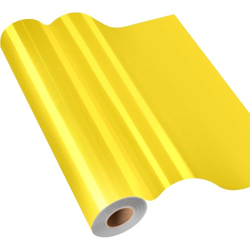 IModeur Vinylfolie Plotter Gelb, 30,5cm x 1220 cm Glänzend Gelb Plotterfolie selbstklebend Vinyl, Gelb Plotterfolie Vinyl für Cricut, Silhouette Cameo, die meisten Schneidemaschine IModeur Vinylfolie Plotter Gelb, 30,5cm x 1220 cm Glänzend Gelb Plotterfolie selbstklebend Vinyl, Gelb Plotterfolie Vinyl für Cricut, Silhouette Cameo, die meisten Schneidemaschine von IModeur