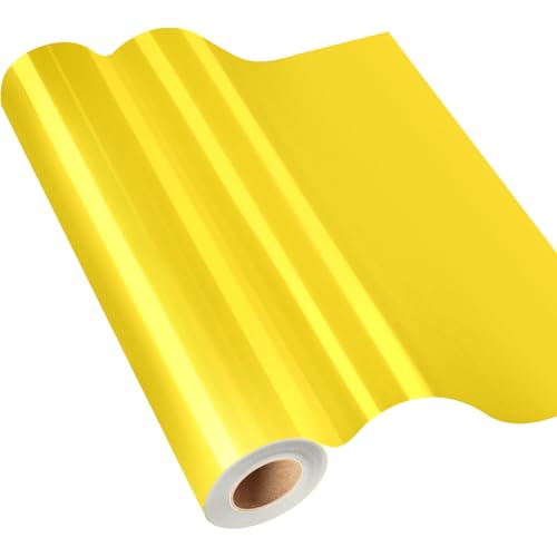 IModeur Vinylfolie Plotter Gelb, 30,5cm x 610 cm Glänzend Gelb Plotterfolie Vinyl für Cricut, Silhouette Cameo, die meisten Schneidemaschine IModeur Vinylfolie Plotter Gelb, 30,5cm x 610 cm Glänzend Gelb Plotterfolie Vinyl für Cricut, Silhouette Cameo, die meisten Schneidemaschine von IModeur